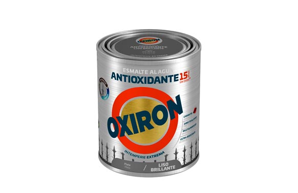 Esmalte antioxidante agua oxiron liso brillante