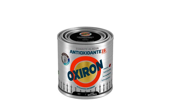 Esmalte antioxidante agua oxiron liso brillante