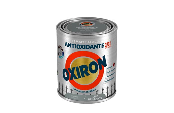 Esmalte antioxidante agua oxiron liso brillante
