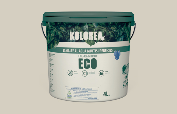 Esmalte al agua eco satinado