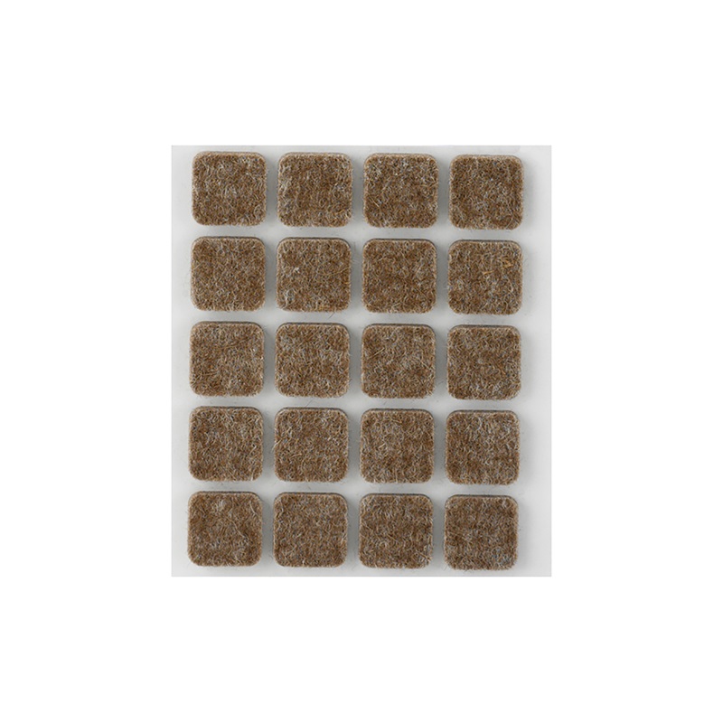 FIELTRO ADHESIVO PATA MUEBÚ 17 X 17 MM