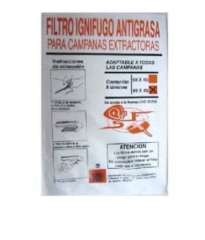 Filtro para campana espuma
