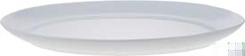 FUENTE OVAL PORCELANA BLANCACOUPE P-4744
