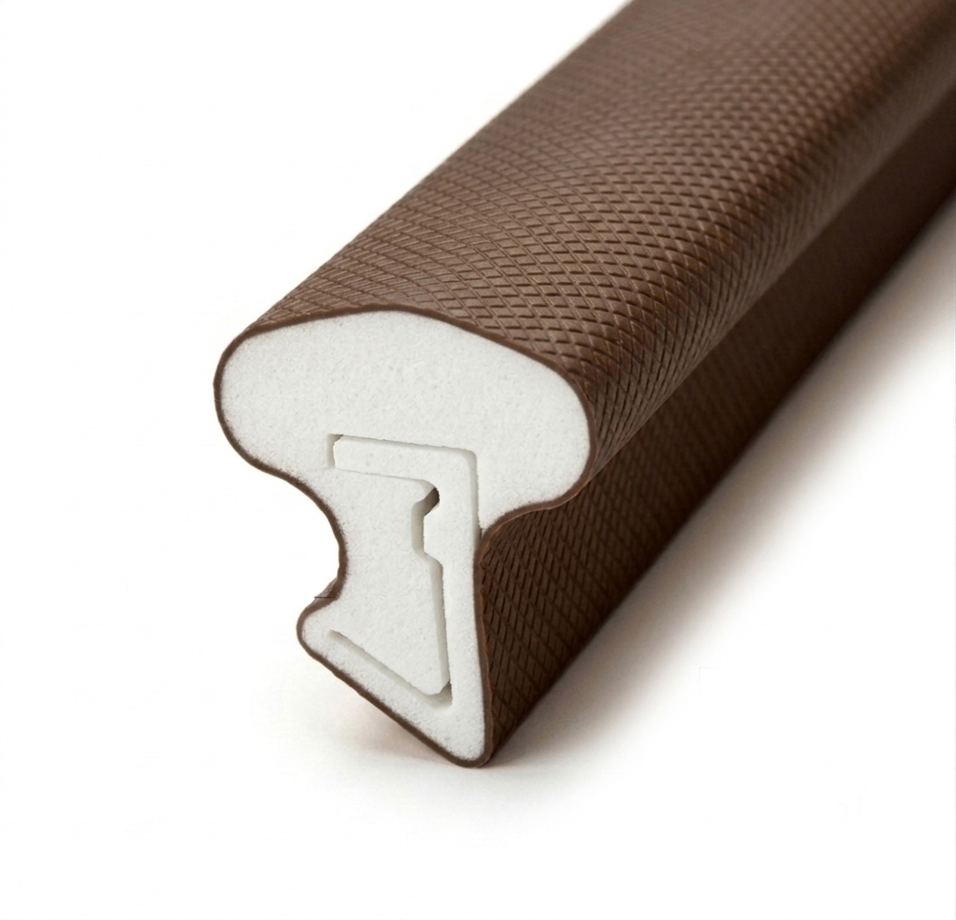 Goma profilen ql-45  marron (ral 8019)