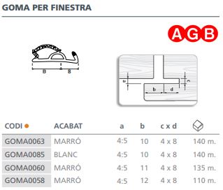 GOMA CIERRE CS 4810.000001 TERM.ACUSTICA 2