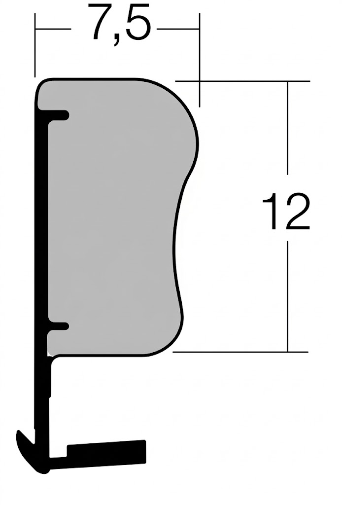 GOMA PROFILEN QL-3053 BLANCA 2