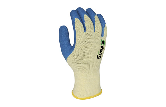 GUANTE POLIESTER / ALGODON RECUBIERTO LATEX RUGOSO TALLA 10 H5300/10 1