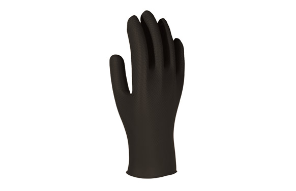 Guante desechable nitrilo unigrip negro 50un