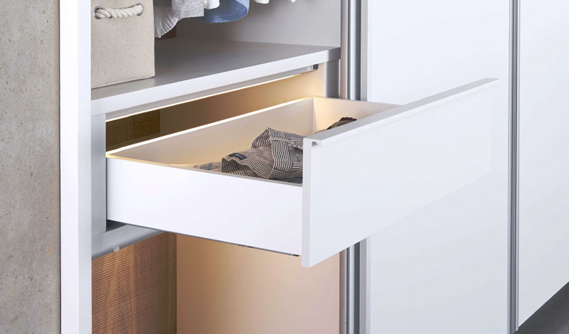 Guia smart slide soft 40kg (600mm)c/fija