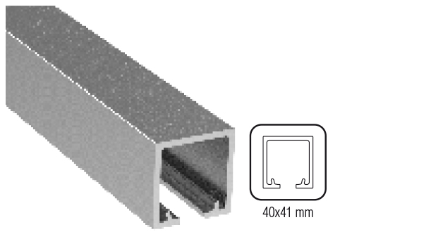 GUIA SAHECO SUPERIOR 2MT   012523 ALUM.