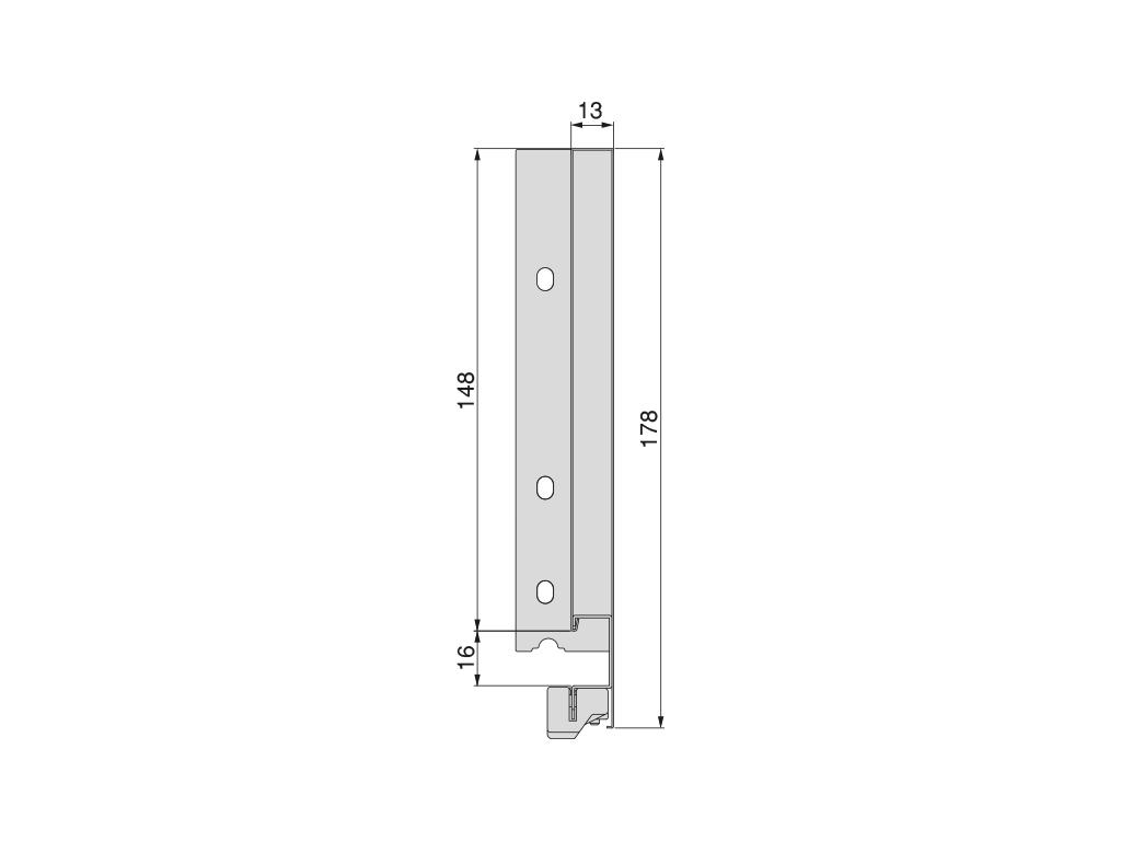 GUIA CAJON VERTEX 3D (GA)178X350 3185635 3