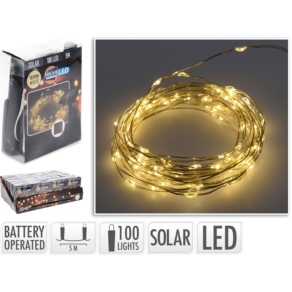 GUIRNALDA 100L. MULTICOLOR 5M SOLAR EXT