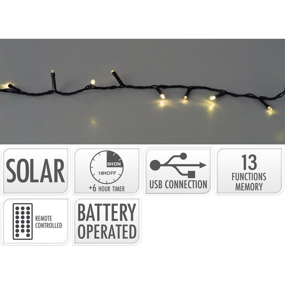 GUIRNALDA SOLAR 480LED BLANCO CALI.72504