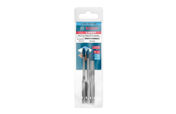 BROCA HEX-9HC PORCELANICO SET 3UN 5-6-8M