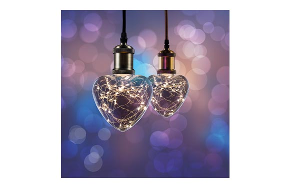 LAMPARA LED STARRY CORAZON E27 1,5W CALIDA LSO-04031 1
