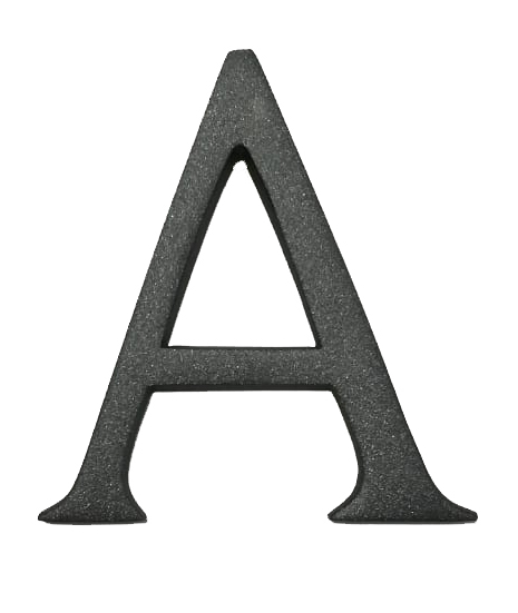 Letra (a) laton pulid 100 mm4400120-blis
