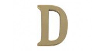 Letra (p) laton polid 100 mm4550120-blis