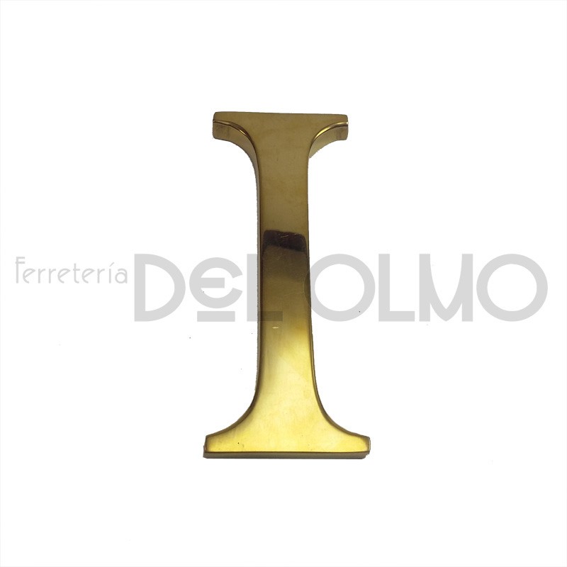 Letra (i) laton polid 100 mm4480120-blis