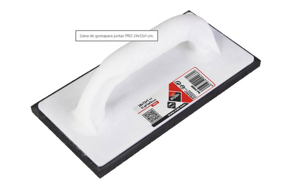 LLANA GOMA PRO PARA JUNTAS MANGO PLASTICO 24 X 12 X 1 MM 24968 1