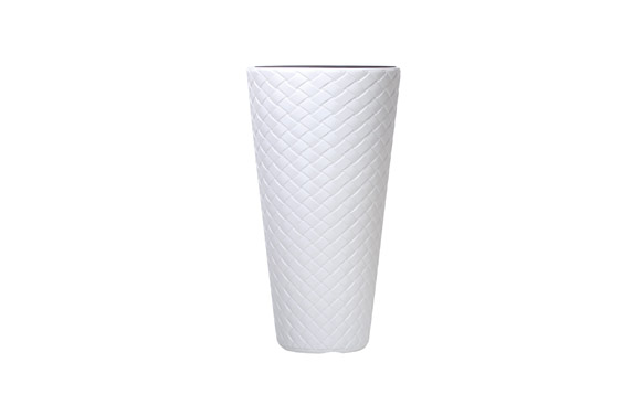 MACETA ALTA MATUBA SLIM 8 L 2 PIEZAS 30X55 CM BLANCA DPMT300-S449 1