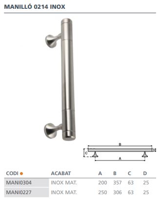MANILLON INOX MATE 0214 0250 PM 2