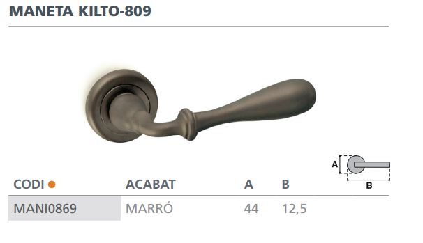 MANIVELA GROEL KILTO-809  (MR) MARRON 2
