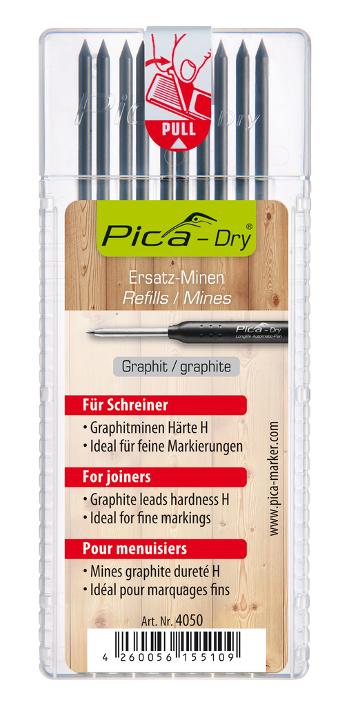 MARCADOR ESTUCHE 10 MINA GRAFITO 4030