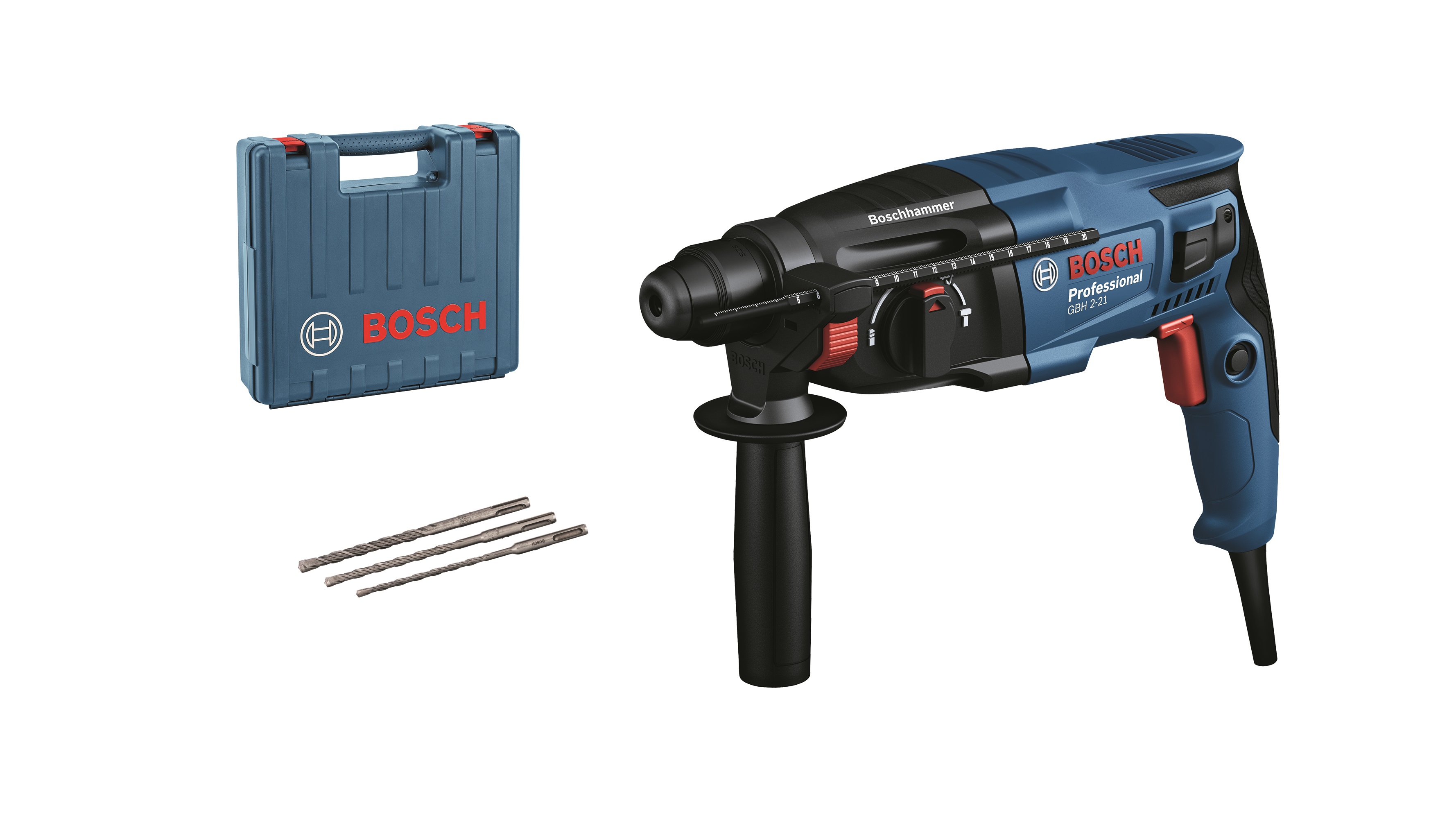 MARTILLO CON CABLE SDS -PLUS GBH 2-21 720 W PROFESIONAL 06112A6002 1