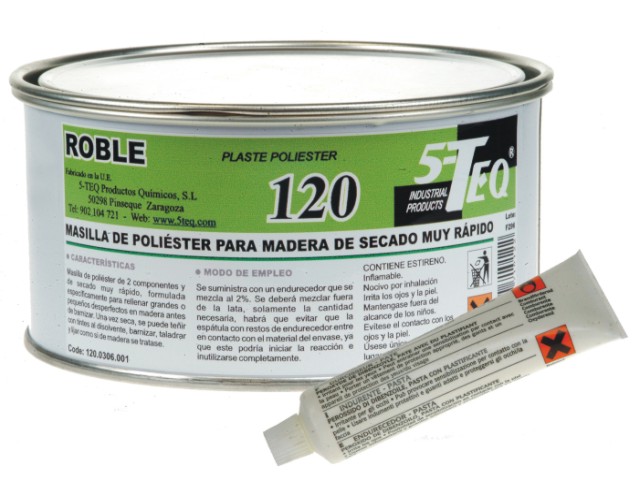 MASILLA PLASTE POLIESTER 120 PINO