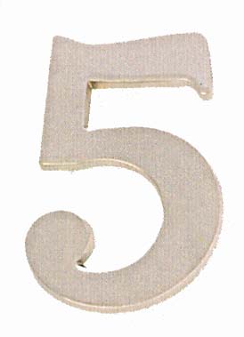 Numero 3 cromo mate   100 mm3834020-blis