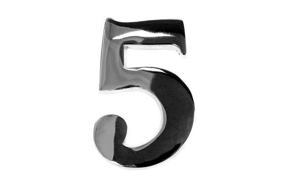 Numero 5 laton 100 mm