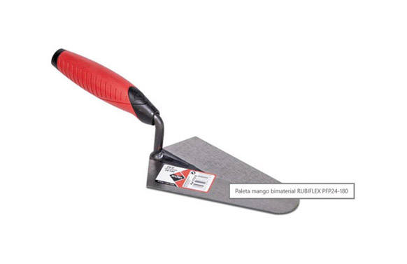 PALETA ALBAÑIL MANGO ERGONOMICO RUBIFLEX PFP23 160 MM 77316 1