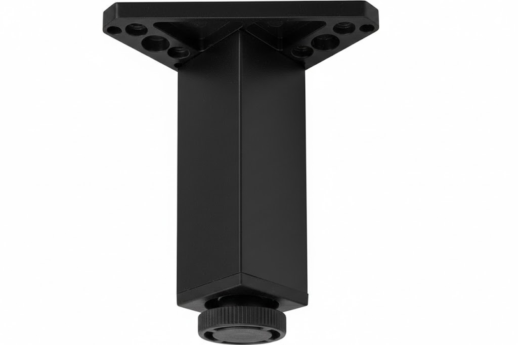 PATA CUADRADA 150X40 REG.NEGRO