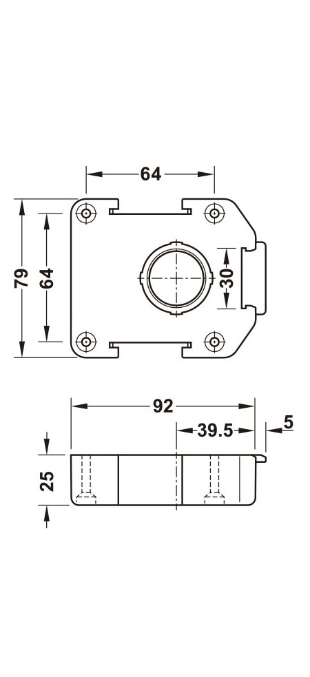 PATA COCINA AJUSTE 53/70 MM AXILO ZOCALO 2