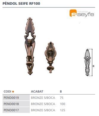 PENDULO SEIFE B S/B RF100 CUERO 2