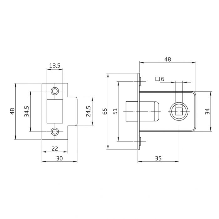 PICAPORTE AMIG 1/35-CINCADO 20 UNIDADES 360 2
