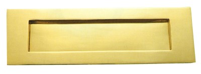 Placa buzon laton pulido 100x305 4000101