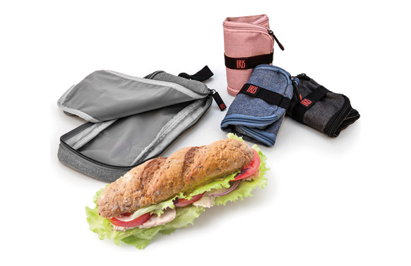 Portabocadillos enrollable zipper roll