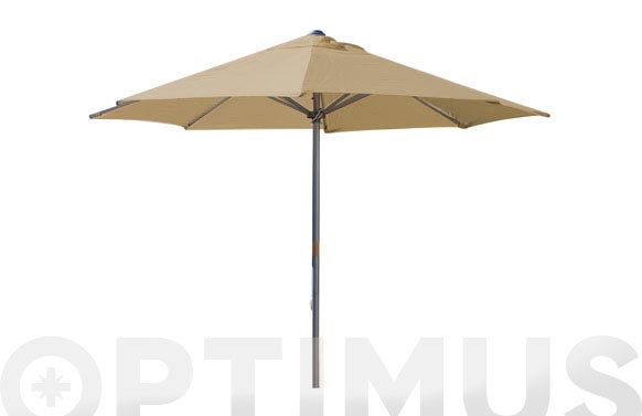 PARASOL ALUMINIO TAUPE    3 M TUBO 48 MM