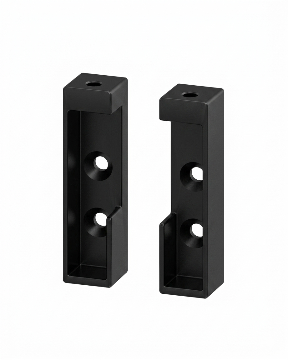 SOPORTE LATERAL RECTAN.2 POS. 1957 NEGRO