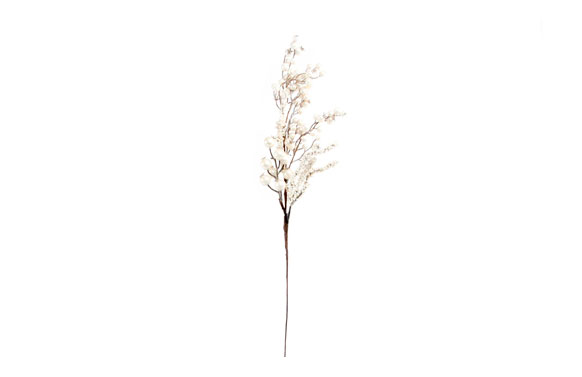 RAMA MIMBRE NAVIDAD  PARA 75CM-BLANCA