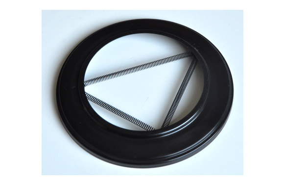 ROSETON EMBELLECEDOR VITRIFICADO NEGRO Ø 80 MM RNPA080 1