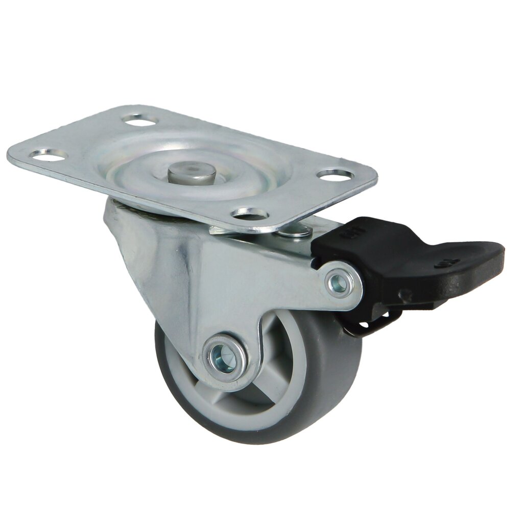 RUEDA GIRATORIA FRENO 1309-25 GRIS 24827 1