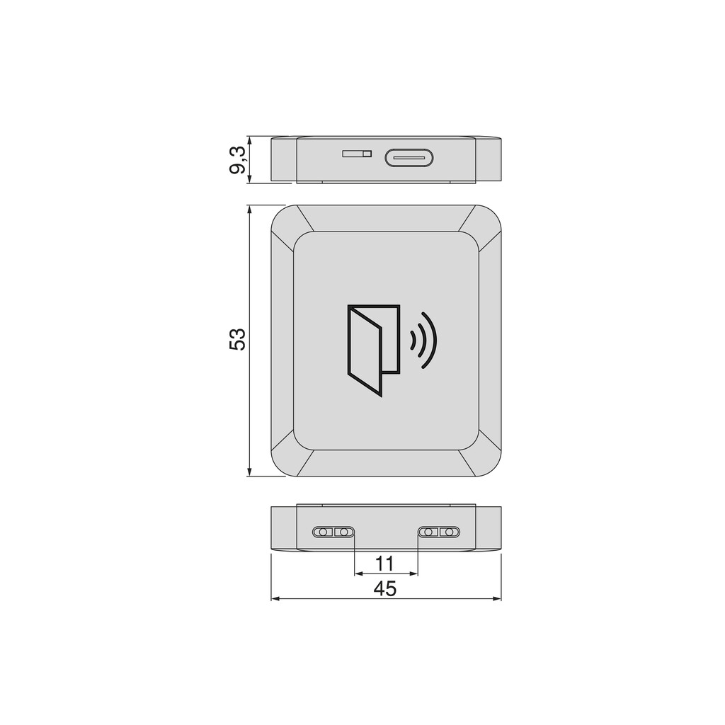 SENSOR SMART RF/EMI BAT. DOOR   5157517 2