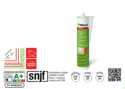 Silicona neutra fa101 marfil ral1015