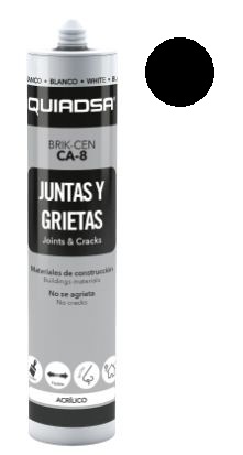SILICONA CA-8  BRIK-CEN CARTUCHO NEGRO