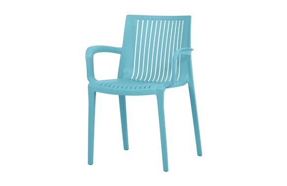SILLA POLIPROPILENO DALLASAZUL