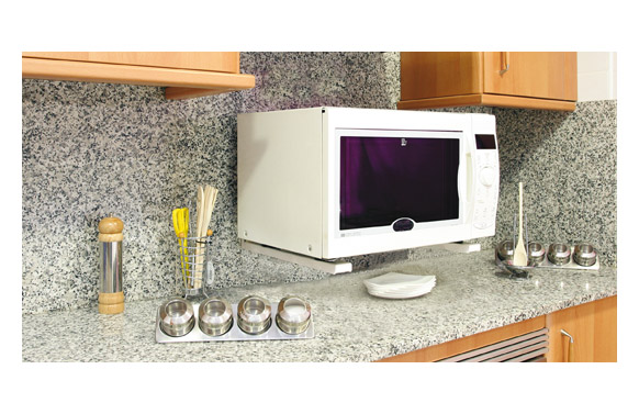 SOPORTE MICROONDAS/HI-FI BOPTC040E B/40K