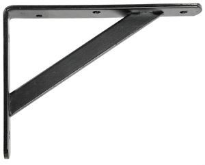 SOPORTE REFORZADO 400 X 250 MM  NEGRO