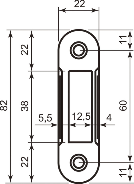 SOPORTE CERR. POLARIS B014029693 NEGRO 2